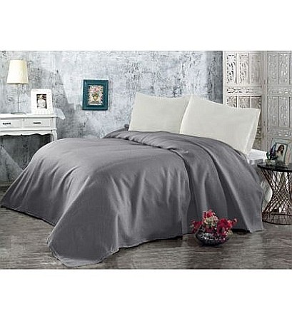 Bumbac - Cuvertura de pat dublu bumbac 100% Whitney Sude Grey