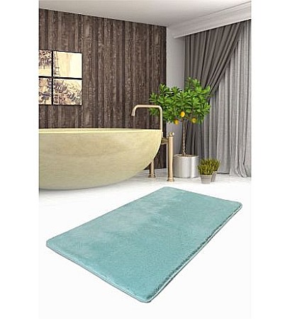 Covorase si seturi de covoare pentru baie - Covoras de baie Chilai Home Havai Mint 70x120 cm