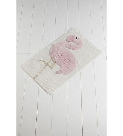 Covorase si seturi de covoare pentru baie - Covoras de baie Alessia Pınk Flamıngo