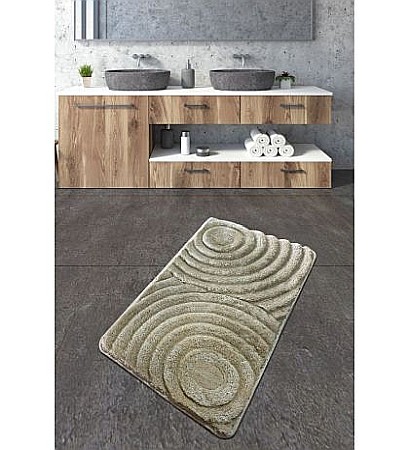 Covorase si seturi de covoare pentru baie - Covoras de baie Chilai Home Wave Stone