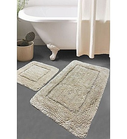 Covorase si seturi de covoare pentru baie - Set covorase baie 2 piese Chilai Home Cotton Wolle 10