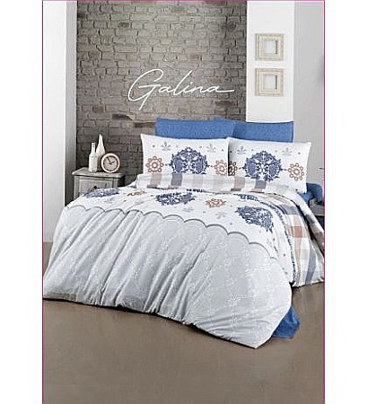 Lenjerii de pat - Lenjerie de pat dublu polycotton 100% Victoria Galina