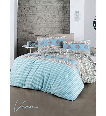 Lenjerii de pat - Lenjerie de pat dublu polycotton 100% Victoria Vera