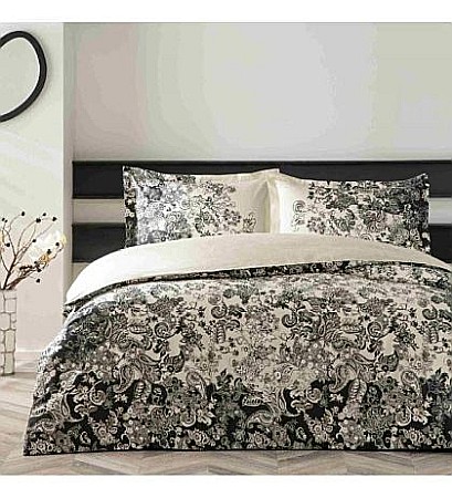 Lenjerii de pat - Lenjerie de pat dublu TAC , bumbac satinat 100% , Monica