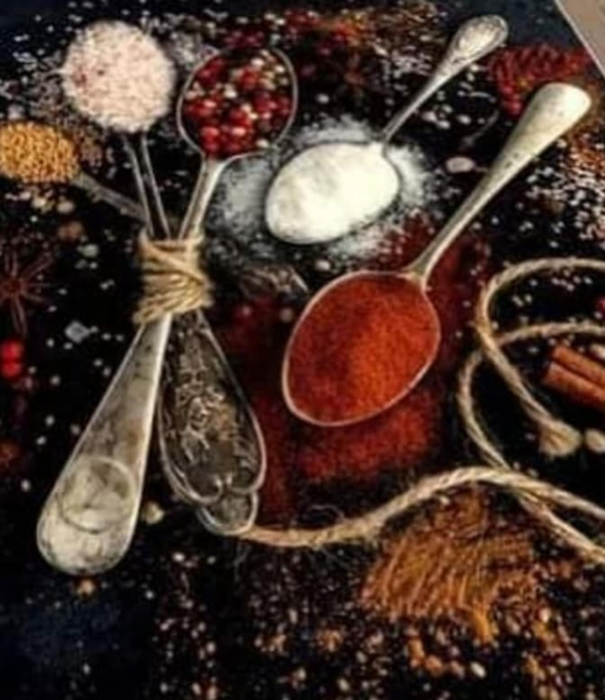 Covor Bucatarie, Antiderapant, Linguri si Condimente, Multicolor, 120x180cm,80x150cm [2]