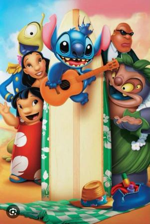 COVOARE PENTRU COPII - Covor antiderapant pentru camera copilului stitch 120x200