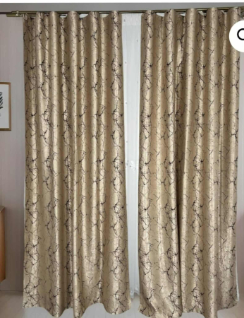 Draperie cu 2 fete bej cu crem,renjabza,pentru sina,2x150x250cm [1]