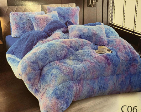 Pilota fluffy CU 2 fete de perna - Pilota fluffy 200x230 CM +2FETE PERNA