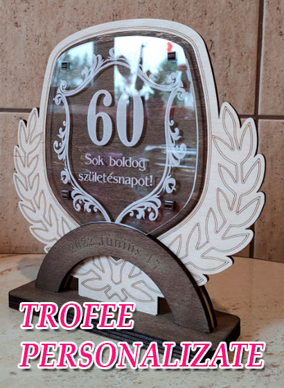 Trofee personalizate