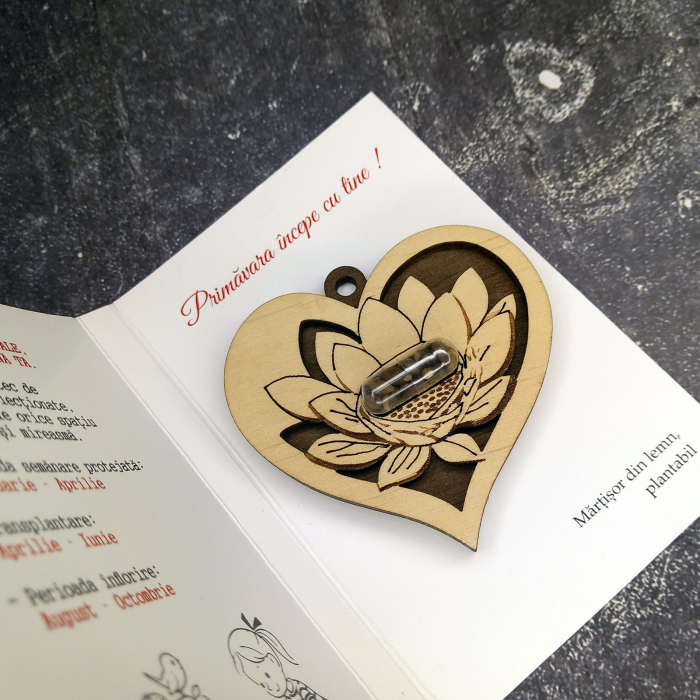 Mărțișor plantabil, din materiale sustenabile [3]