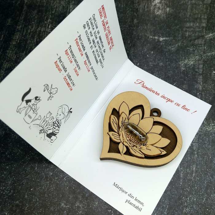 Mărțișor plantabil, din materiale sustenabile [2]