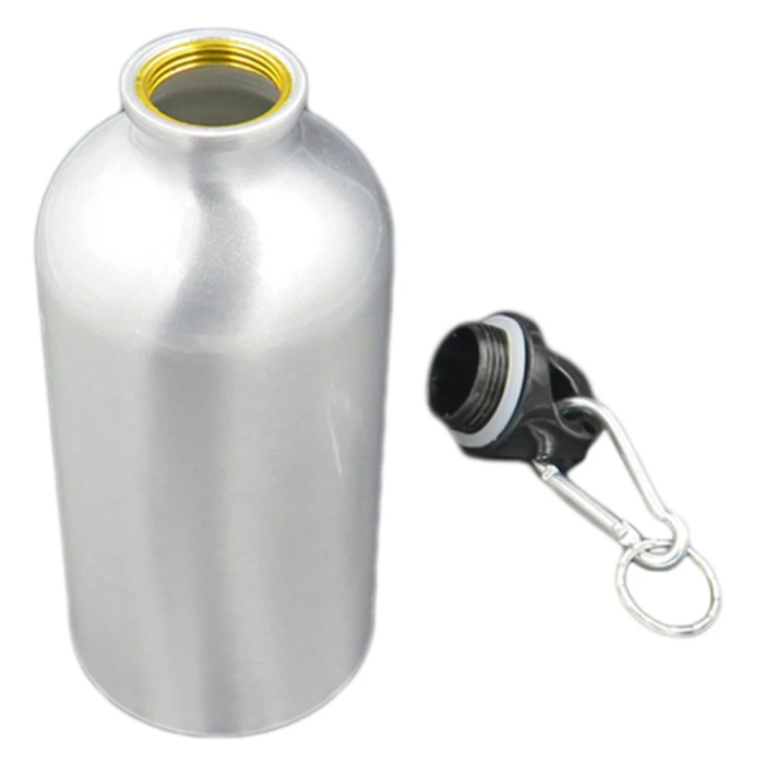 Bidon sport din aluminiu cu carabină breloc, personalizabil [2]
