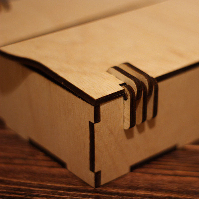 Cutie din lemn natural, elegantă și personalizabilă [2]