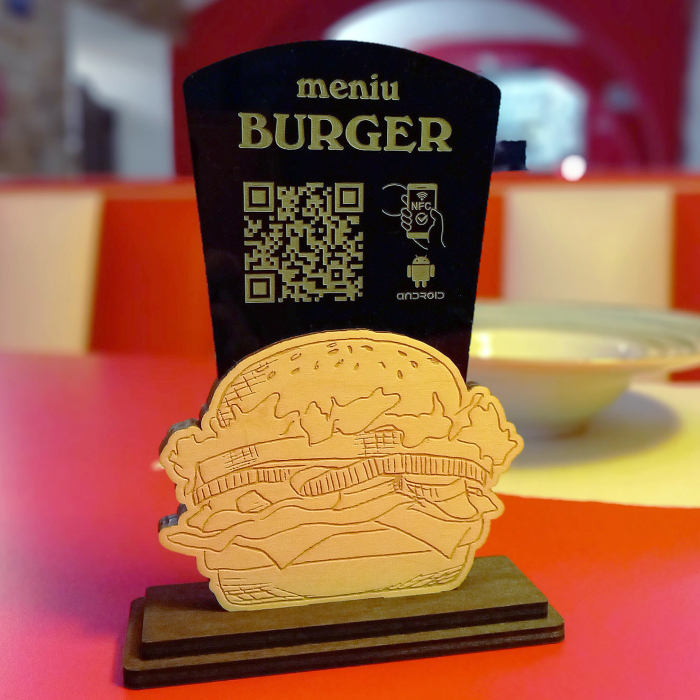 Meniu digital QR si NFC pentru restaurante - Burger [2]