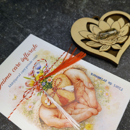 Martisoare - 8 Martie - Mărțișor plantabil, din materiale sustenabile