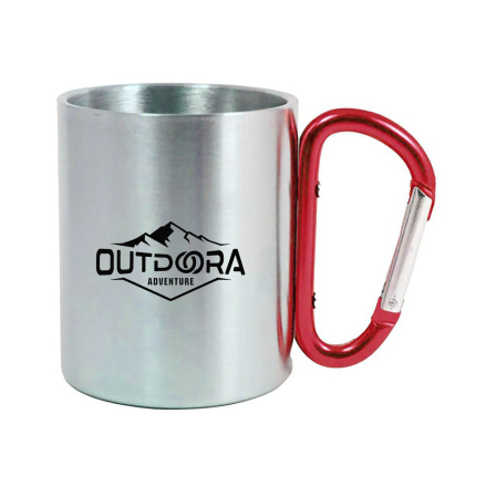 Cani personalizate - Cană inox cu mâner carabină personalizabilă