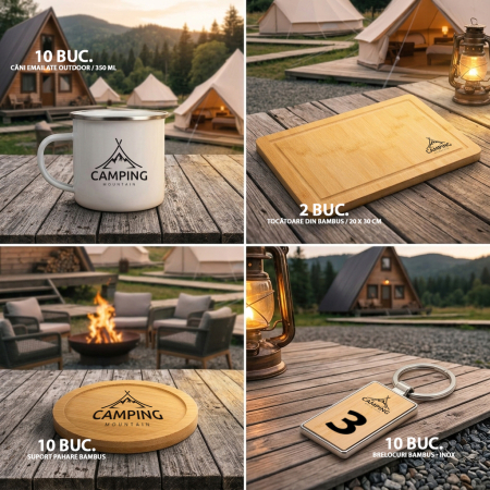 Pachete B2B pentru HoReCa & Cazare - Pachet "Cabană A-Frame & Glamping"