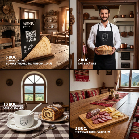 Pachete B2B pentru HoReCa & Cazare - Pachet „Dining Smart & Servire Pensiune”
