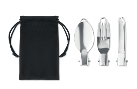 OUTDOORA - Accesorii camping - Set de tacâmuri pliabile pentru camping – Personalizabil | OUTDOORA