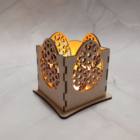 Paste - Suport lumânare – model floral (ou decorativ)