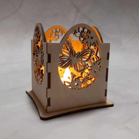 Paste - Suport lumânare – model fluture (ou decorativ)
