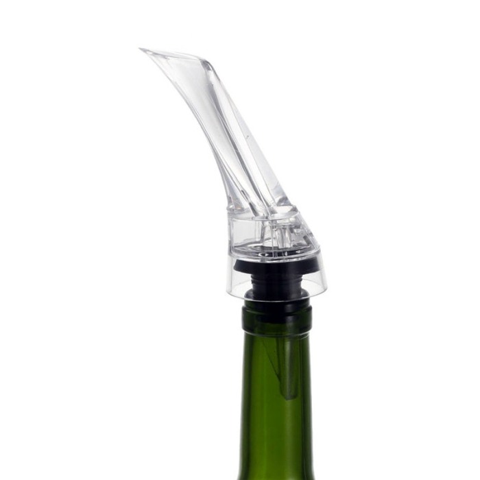 Aerator pentru vin CorkPourer, cu dop, usor de utilizat, oxigeneaza si incetinineste curgerea vinului, transparent [2]