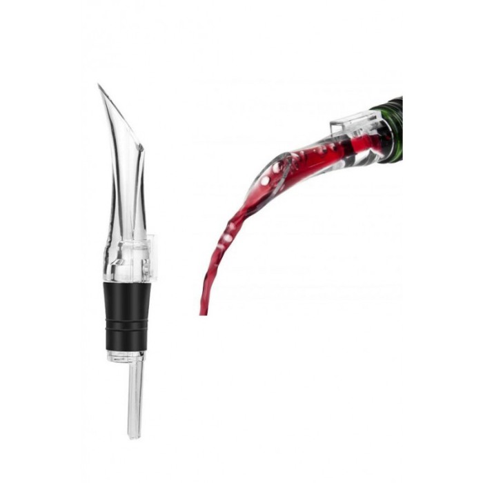 Aerator pentru vin CorkPourer, cu dop, usor de utilizat, oxigeneaza si incetinineste curgerea vinului, transparent [5]