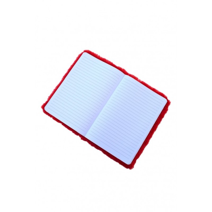 Agenda cadou cu tematica ChristmasGift Doty®, husa imblanita rosie, placuta la atingere, cu imaginea lui unui om de zapada [2]