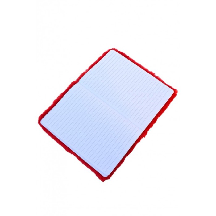 Agenda cadou cu tematica ChristmasGift Doty®, husa imblanita rosie, placuta la atingere, cu imaginea lui unui om de zapada [4]