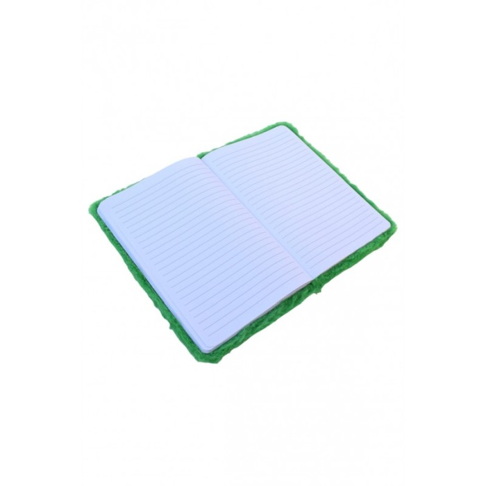 Agenda cadou cu tematica ChristmasGift Doty®, husa imblanita verde, placuta la atingere, cu imaginea lui Mos Craciun [2]