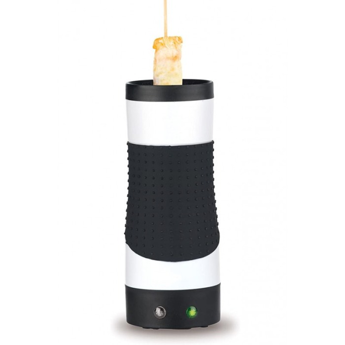 Aparat de preparat omleta Eggs Skewers, usor de utilizat si curatat, accesorii incluse, negru/alb [3]