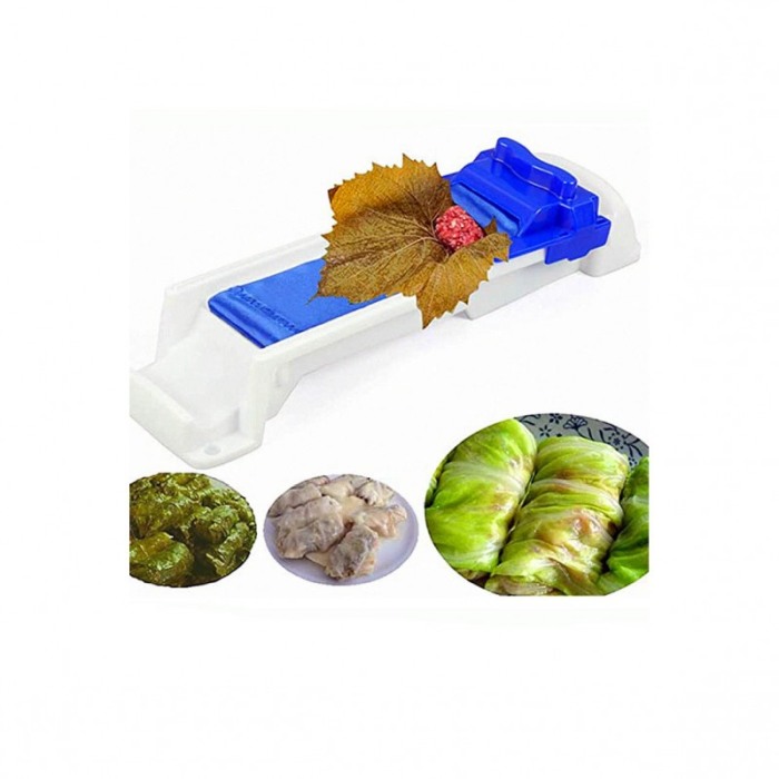 Aparat de rulat si de facut sarmale Roll and Cook, materiale de calitate, usor si practic,alb/albastru, Doty®️ [6]