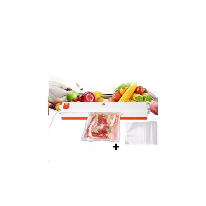 Aparat de vidat FreshAsNew, tip vacuum, pungi incluse,36 x 5 x 5 cm,alb/portocaliu,Doty [3]