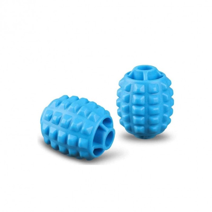 Aparat manual de masaj RollRelax pentru eliminarea durerilor din zona cervicala si a picioarelor, gri/albastru,26x21cm, Doty®️ [5]