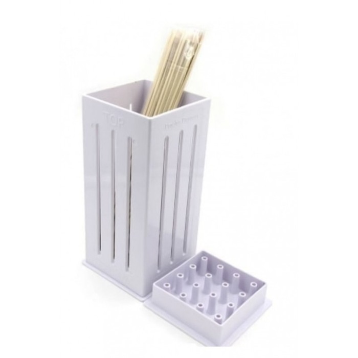 Aparat manual pentru portionat frigarui BBQTool Doty.ro®, usor de utilizat si curatat, 30 bete de bambus incluse, alb [3]