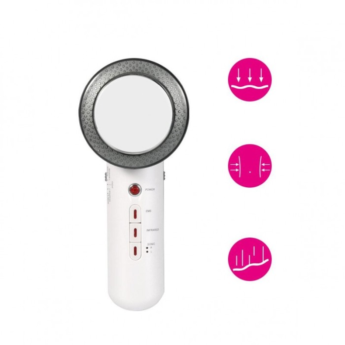 Aparat multifunctional pentru masaj, slabire si tonifiere CareBody, tehnologie cu infrarosu, accesorii incluse, alb [6]