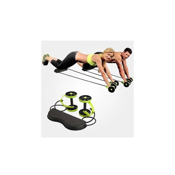 Aparat pentru fitness ElasticRopes, cu corzi si suport,modelarea corpului si intarirea muschilor,negru/verde [4]