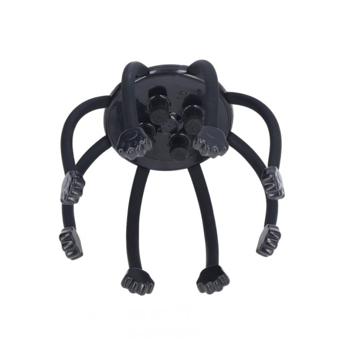 Aparat pentru masaj capilar OctopusMaseur, automat, USB inclus, flexibil, materiale de calitate, universal, negru, Doty® [4]