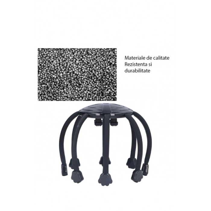 Aparat pentru masaj capilar OctopusMaseur, automat, USB inclus, flexibil, materiale de calitate, universal, negru, Doty® [3]