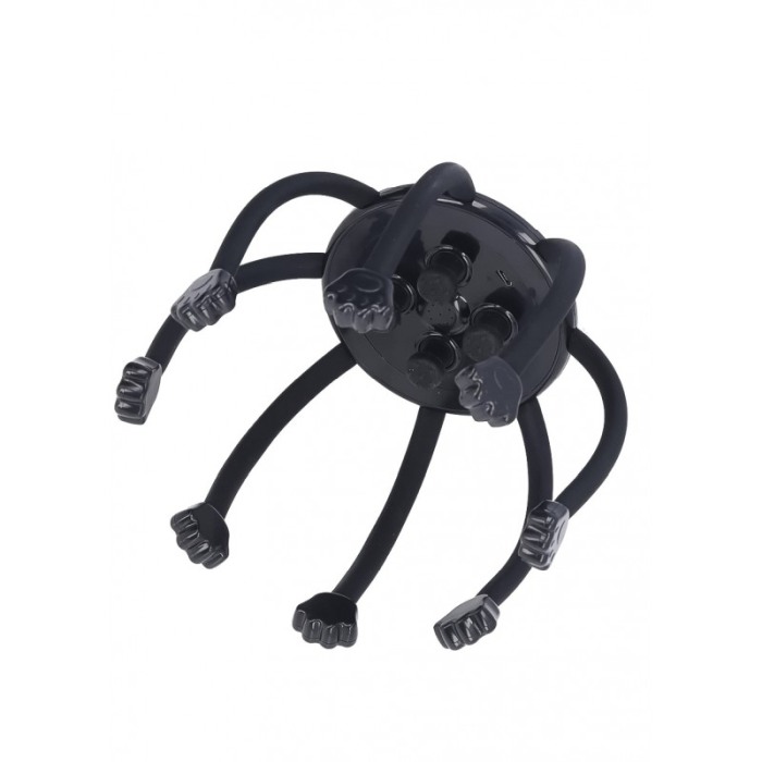 Aparat pentru masaj capilar OctopusMaseur, automat, USB inclus, flexibil, materiale de calitate, universal, negru, Doty® [2]