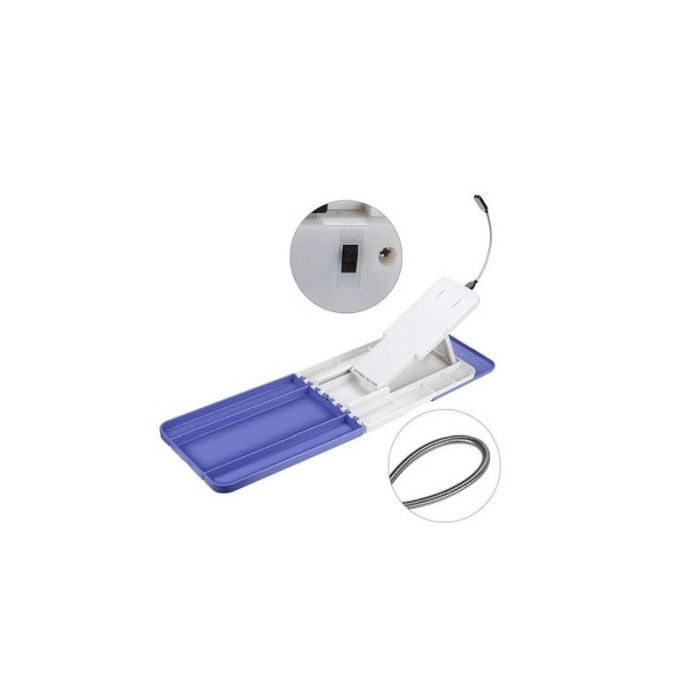 Aparat suport pentru pedichiura Purple Help, lampa led, functioneaza cu baterii, mov/alb,30/21 cm, doty [5]