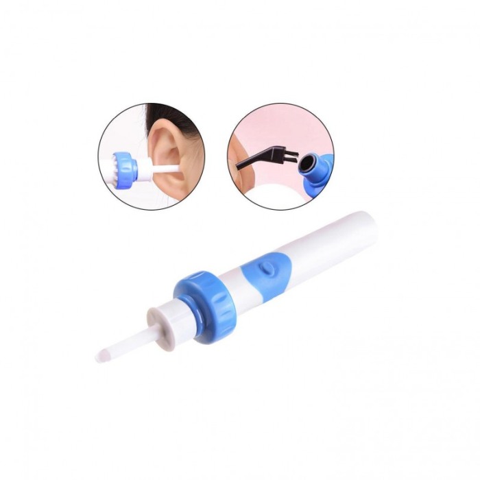 Aspirator pentru urechi Wax Vacuum, cu vibratii si micro-aspirare, pentru adulti si copii, alb/albastru [2]