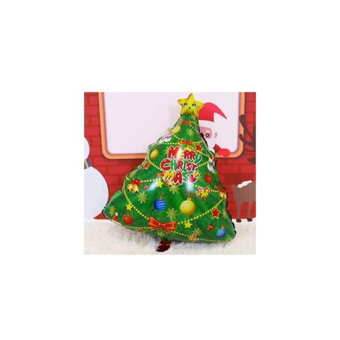 Balon Christmas Tree, model pom de Craciun, 55x68 cm, multicolor [2]