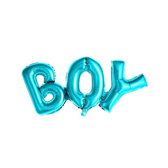 Balon litere Boy  dimensiune 90 x 35 cm , bleu, doty [2]
