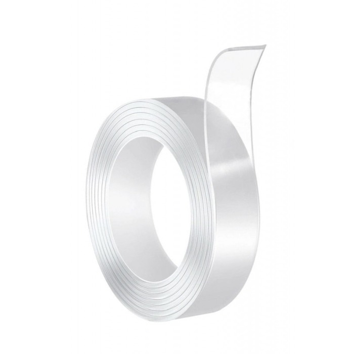 Banda adeviza reutilizabila Smart Tape, usor de utilizat, se spala,practica,detasabila, 1 m , transparenta,doty [4]