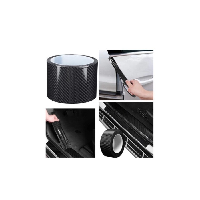 Banda adeziva protectoare FibroProtection Doty®, cu fibra de carbon, reutilizabila, 300x7cm, negru [5]