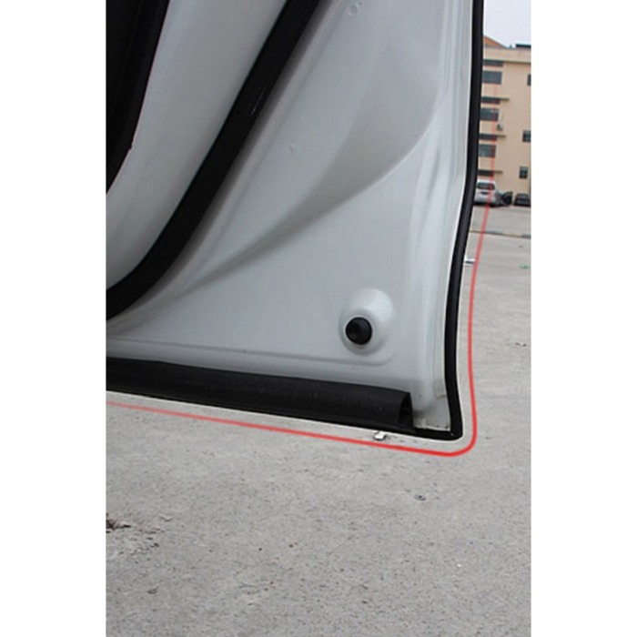 Banda de protectie pentru portiere auto LineDoorSafe Doty.ro®, cauciucata, neagra, 5 m [2]