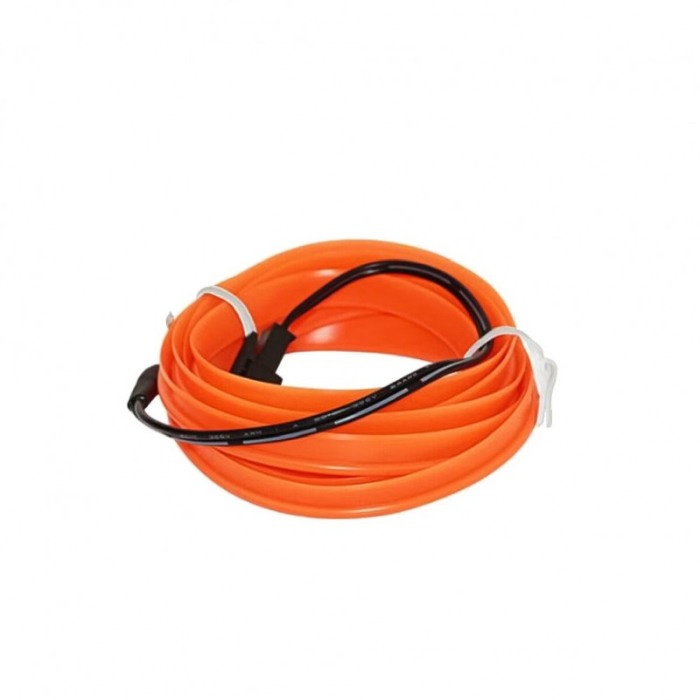 Banda led CarLight pentru masina, electroluminiscenta cu droser si mufa bricheta, 12V, lungime 1 m, portocaliu deschis, Doty®️ [2]