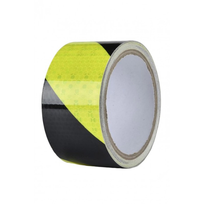 Banda reflectorizanta de avertizare FlashBand Doty®, Autoadeziva, 5m x 5 cm, negru/galben [4]