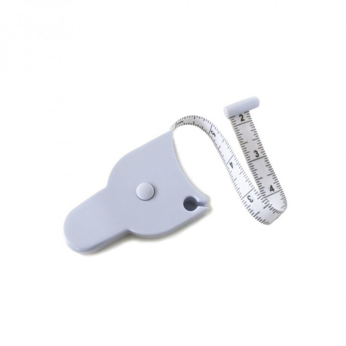 Banda retractabila pentru masurarea corpului Fit Measuring, 150 cm, retractabila, alb [3]